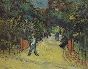 Vincent Van Gogh Entrance to thte Public Park in Arles (nn04) France oil painting reproduction